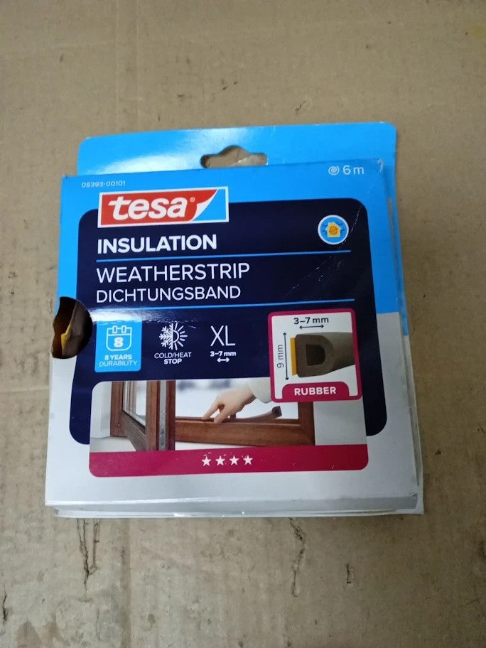 Tesamoll DProfile Seal Self Adhesive Rubber Draught Excluder Insulating Gaps New