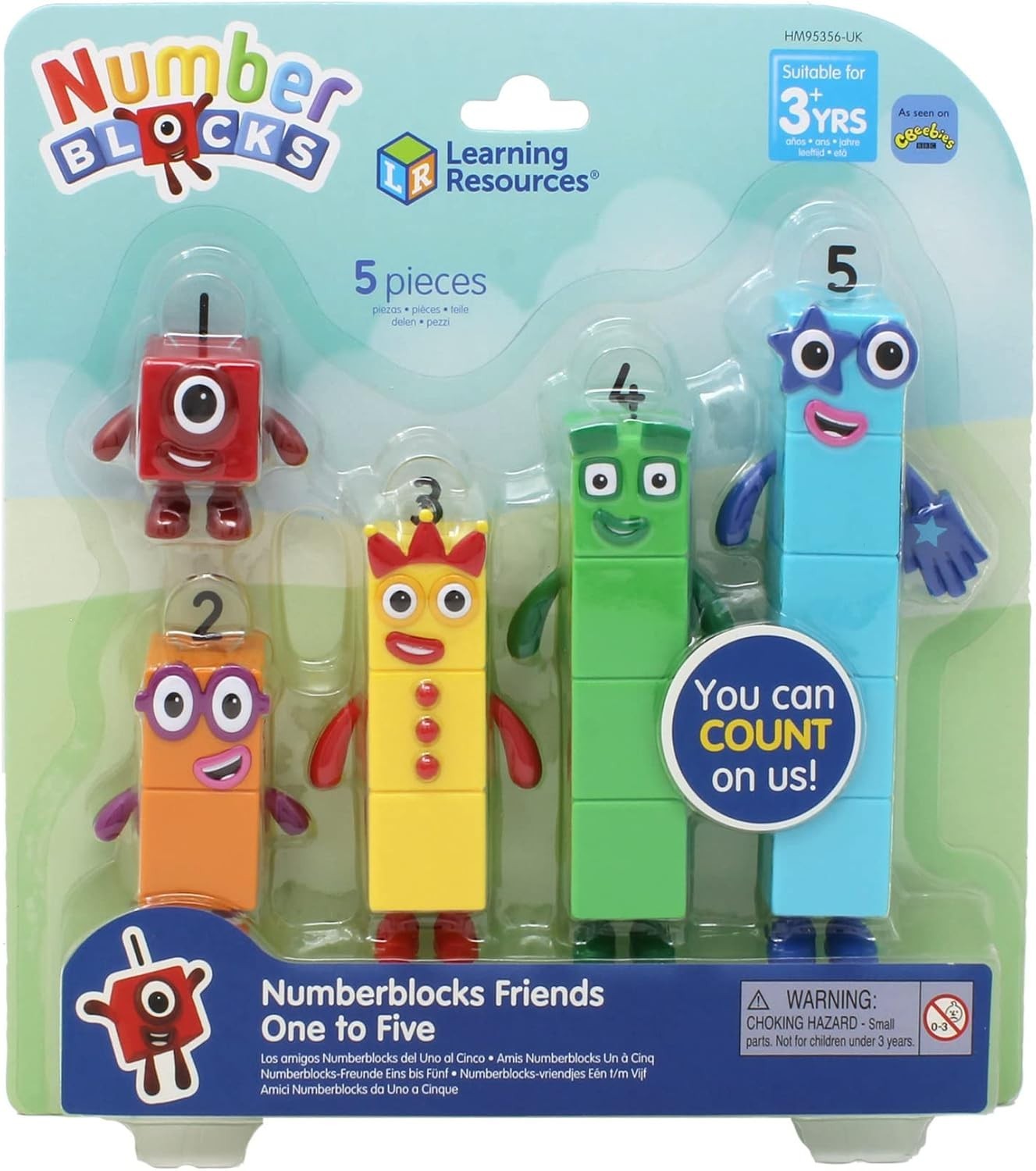 Numberblocks Friends One Two Three Four Five Figures Collectible Learning Toys