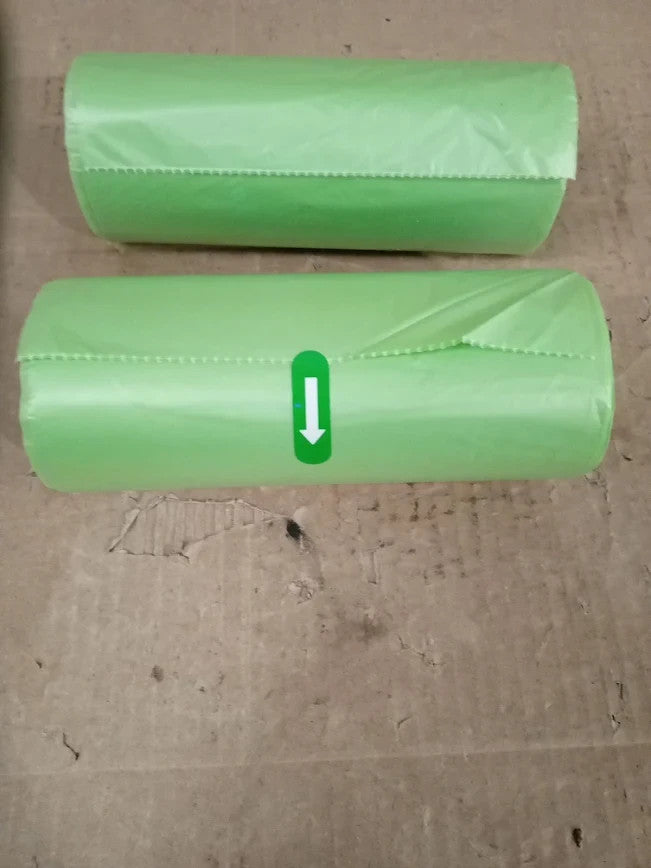 BODFPPC 50 Pack Biodegradable Bin Bags 50L Compostable Food Waste Green New