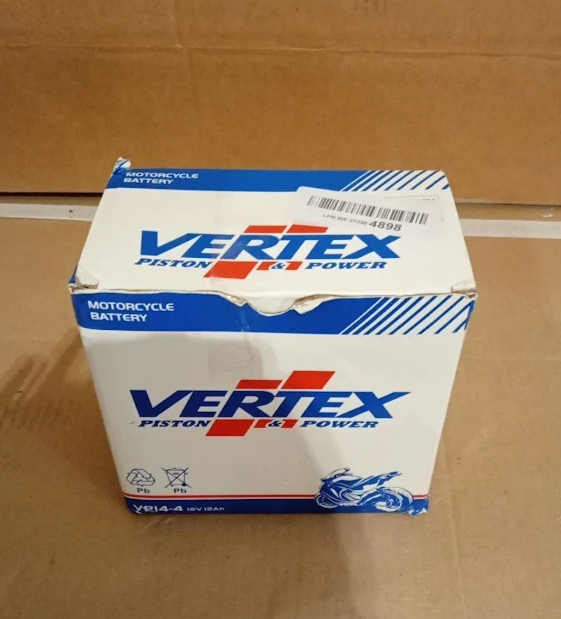 Vertex VP14 4 AGM Motorcycle Battery 12V 12Ah 200CCA CTX14 BS ATV PWC Durable
