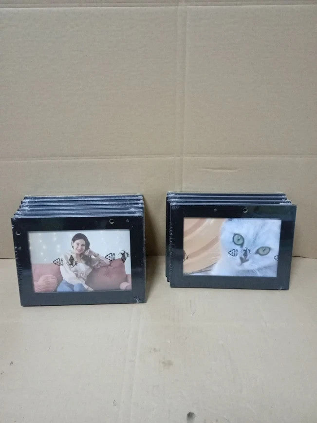 Songmics Collage Picture Frames 9pc 4x6 Photos Collage Wall Decor Black New