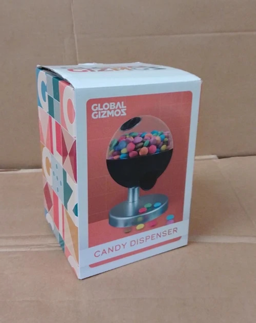Global Gizmos 53950 Mini Touch Activated Candy Dispenser Sweet Jar Kids Toy
