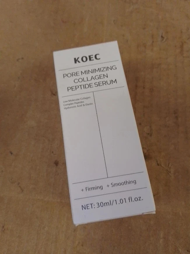 KOEC Pore Minimizing Collagen Peptide Serum Firming Smoothing 30ml New