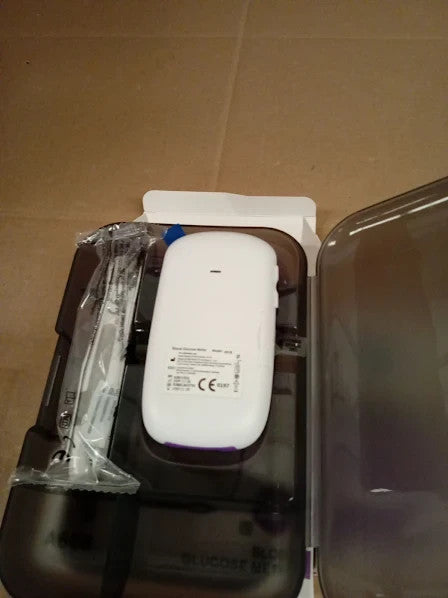 Aile Blood Glucose Test Kit Diabetes Monitor Low Pain Lancing 18x5x16.5cm New