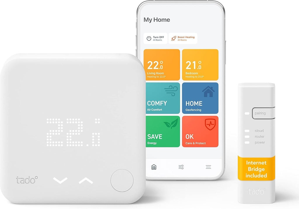 Tado Smart Thermostat Starter Kit V3 Intelligent Heating Control Works New