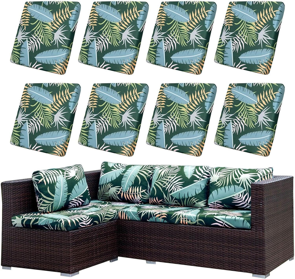 LiveGo Outdoor Patio Cushion Covers Replacement Slipcovers Outdoor Couch