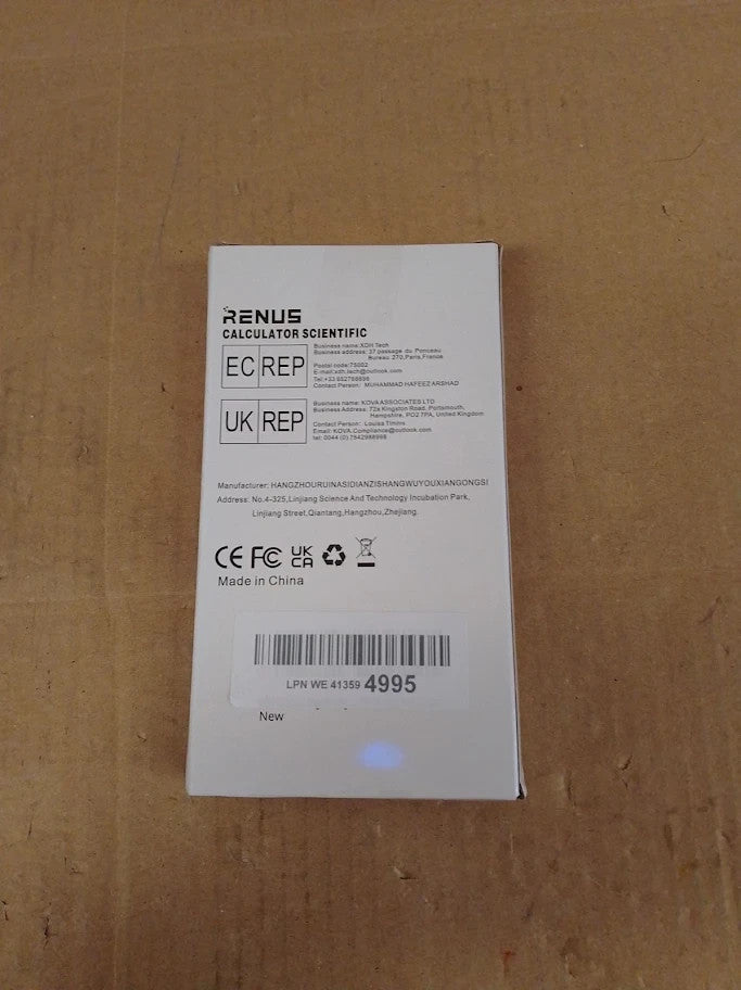 RENUS 2Line Engineering Scientific Calculator Function For Student Teacher New