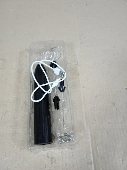 Milk Frother Handheld Whisk Electric USB Rechargeable Foam Maker 9x244mil New