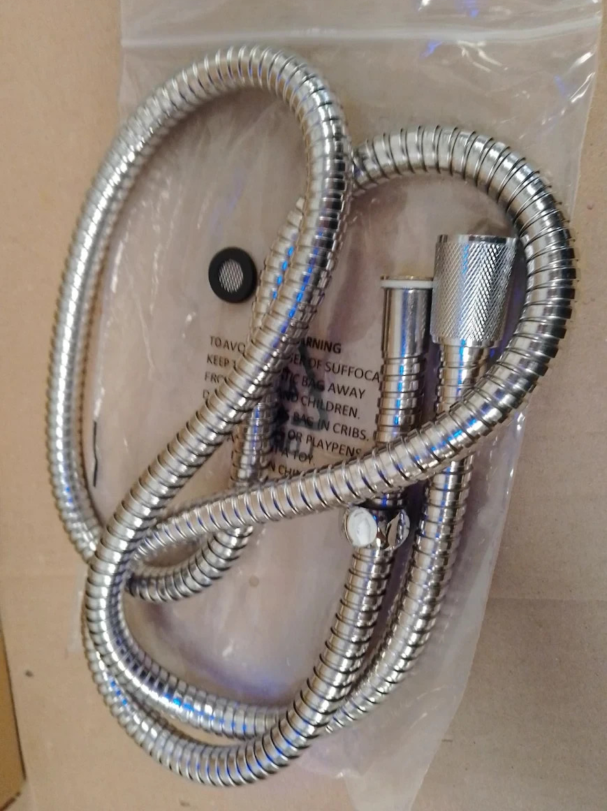 Yeaupe Shower Head Hose 1.6m 110mm Large Powerful Flow High Pressure Chrome