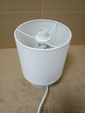 Eglo Bellariva Table Lamp 97774 Bedside Ceramic Grey Textile White Living Room