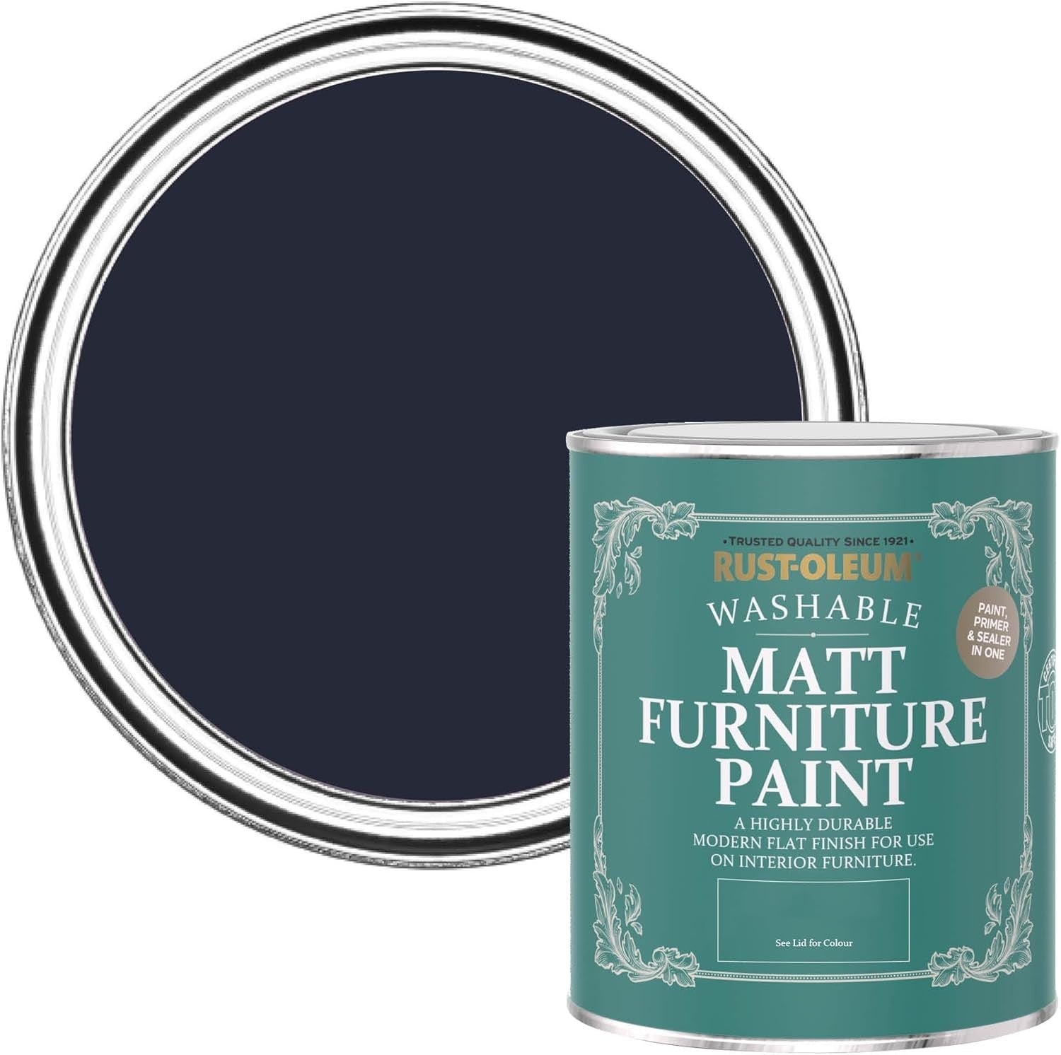 Rust Oleum Furniture Paint Matte Odyssey 750ml Chalk Wood Cupboards MDF New