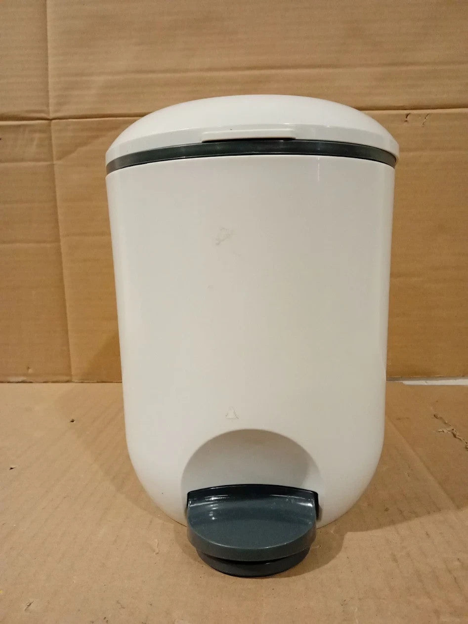Addis Premium Deluxe Bathroom Office Pedal Bin Inner 3.5L Light Charcoal Grey