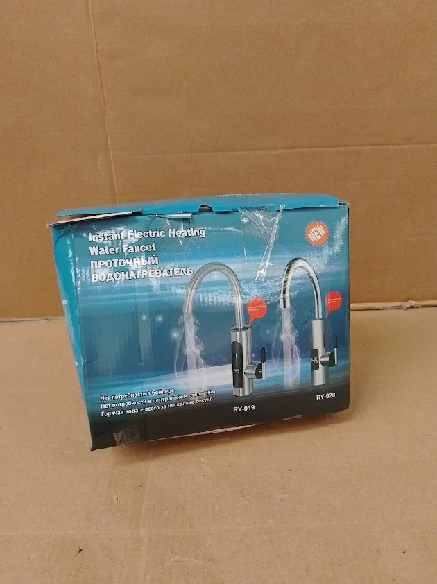 Hot Water Tap 220V 3KW Electric Kitchen Bathroom Faucet 360 Rotatable New