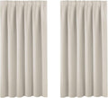BellaHills Curtain Panels Kids Curtains Drapes Room Darkening 137.2x116.8cm New