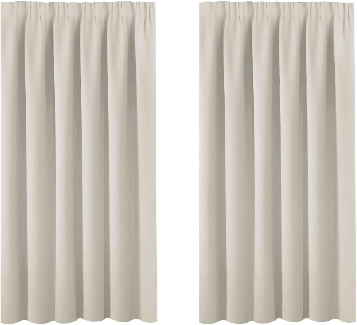 BellaHills Curtain Panels Kids Curtains Drapes Room Darkening 137.2x116.8cm New