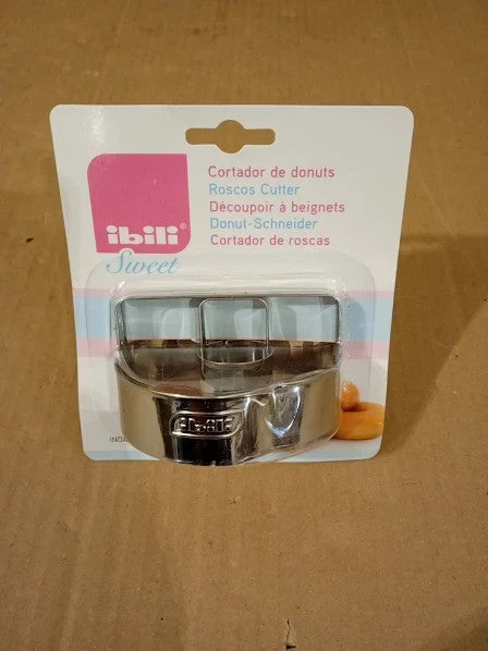 Ibili 709209 Da Coupoir Beignets Donuts Inox Argent Round 18.0x12.49x8.0cm