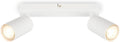 BRILONER LED Ceiling Spotbar 2x GU10 Max 9W Adjustable 25.5cm Metal White New