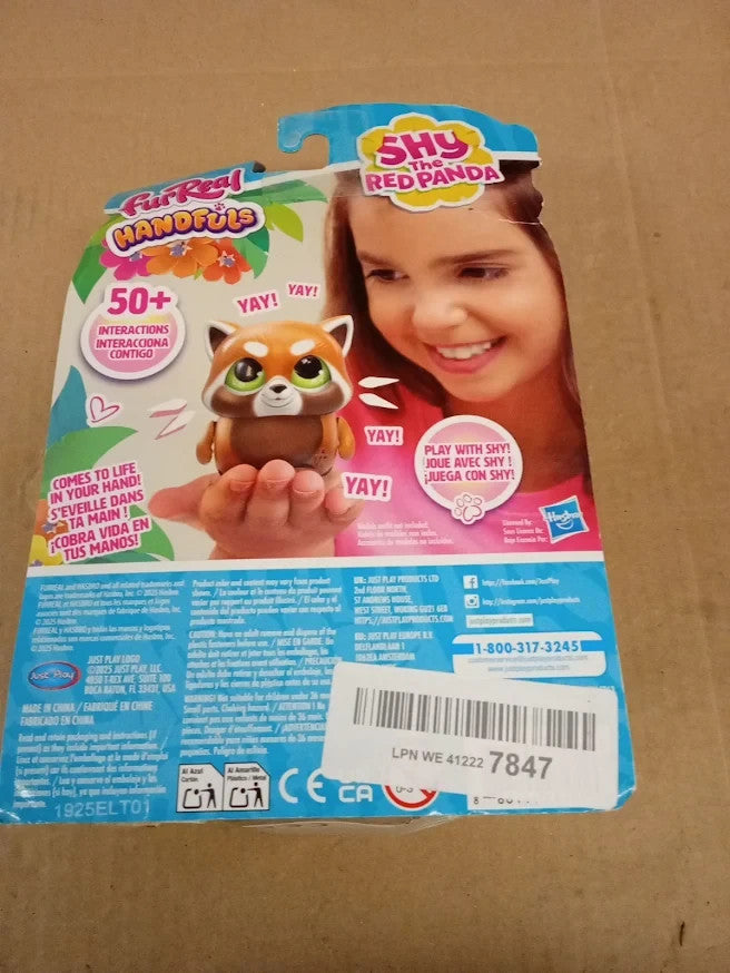 Just Play FurReal Handfuls Shy Red Panda 3.5 Inch Interactive Toy 4+ Kids New