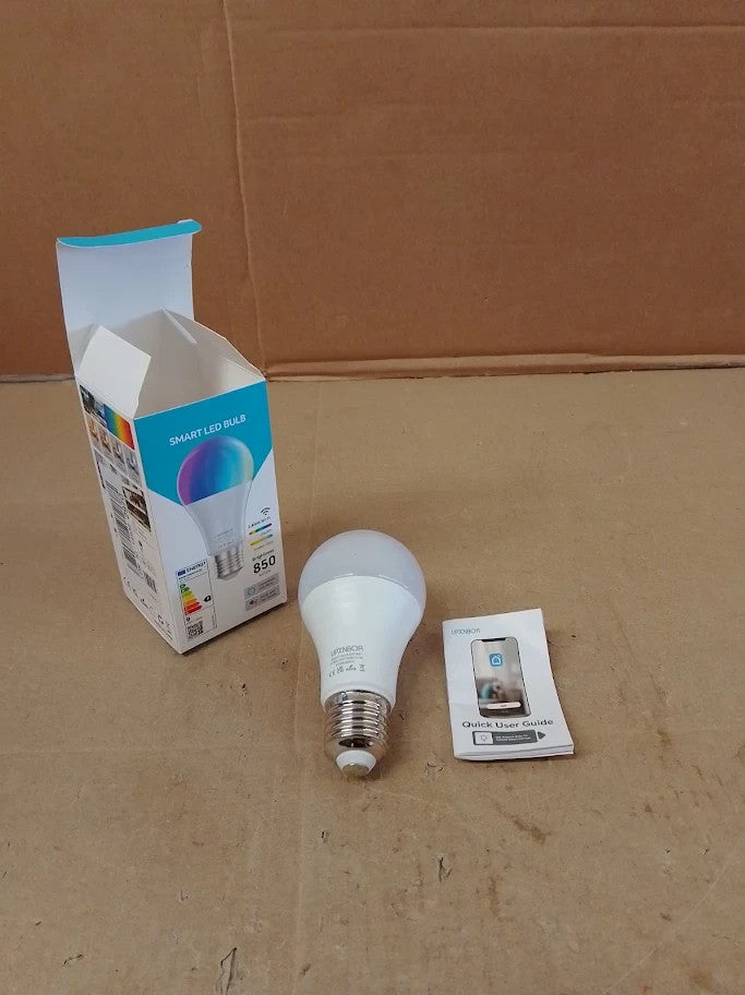 E27 Smart Bulb Alexa Light Screw A19 WiFi Smart Light 9w 16m Colours New
