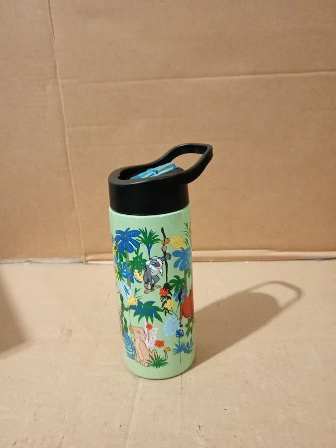 Disney Lion King Aluminium Kids Water Bottles Straw Polar Gear 500ml New