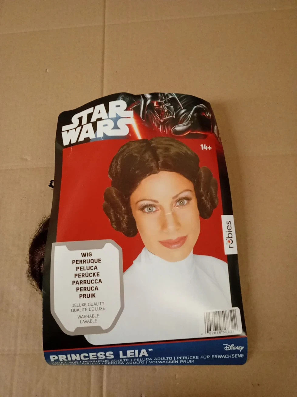 Rubies Official Star Wars Princess Leia Wig Adult Costume One Size Halloween New