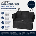 Amzpet Dog Blanket Car Seat Cover Extra Wide 143cm Seat Protector Waterproof