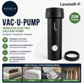 Lavatelli VAC U PUMP Wireless Electric Vacuum Storage Bags 25W Compact Black