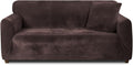 Teynewer Thick Velvet Sofa Covers 1 To 4 Seater High Stretch Non Slip Couch New
