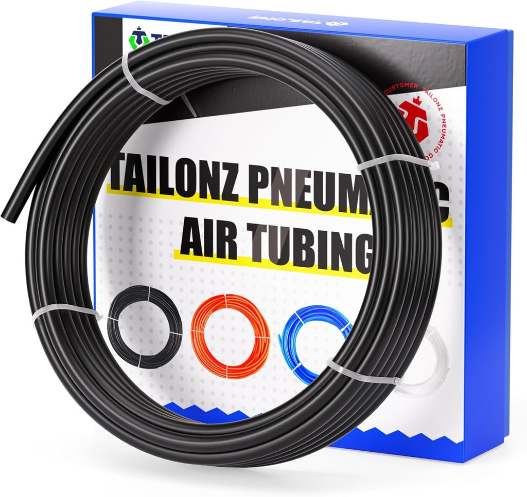 Tailonz Pneumatic Black 8mm OD 10Meters PU Air Tubing Pipe Air Hose Tubing New
