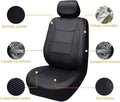 Flying Banner Carbon Fiber Car Seat Covers Floor Mats Full Set Black Purple New