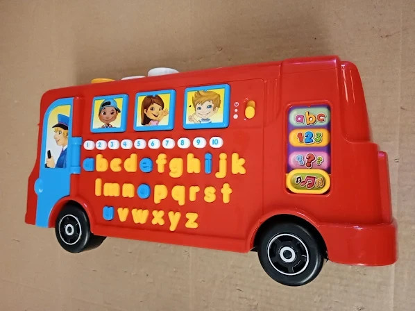 Vtech Playtime Bus Phonics Educational Toy Children Letters Colourful Buttons 1+