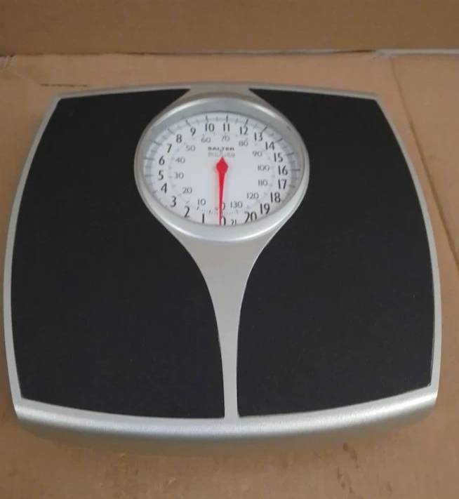 Salter Mechanical Bathroom Scales Black Traditional Weight Quality Durable