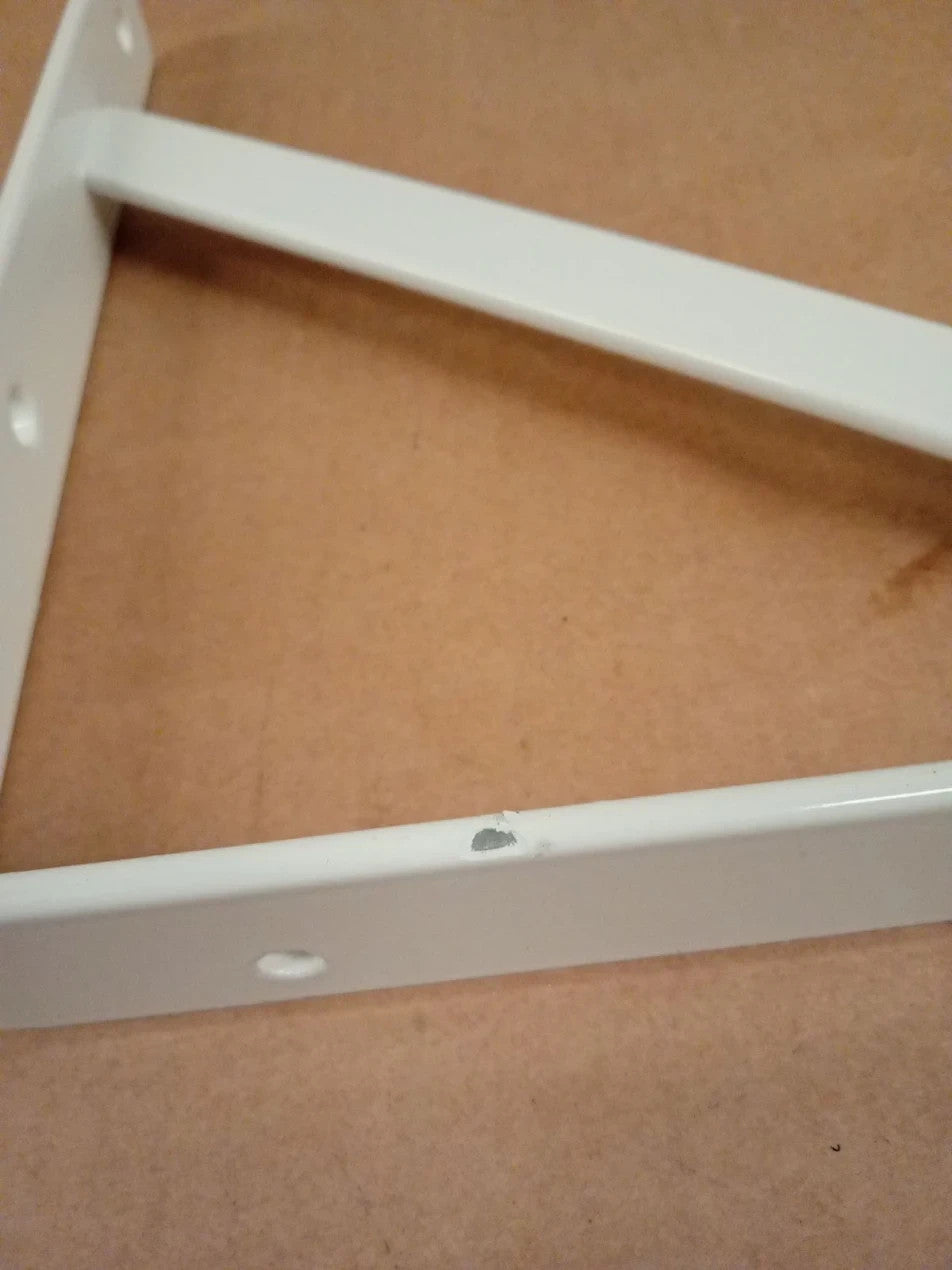 Amig Model 9 Shelf Wall Bracket Robust 300x225mm Up To 260kg White Steel