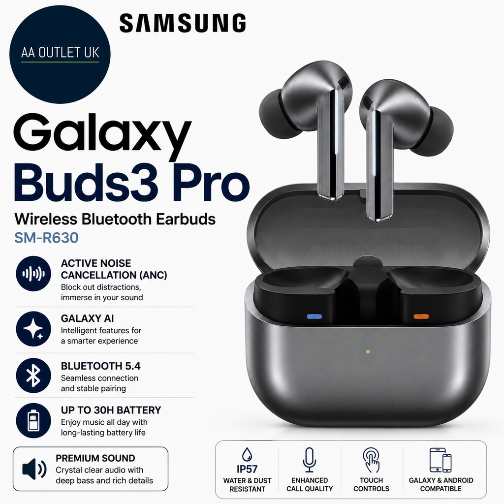 Samsung Galaxy Buds3 Pro Wireless Bluetooth Earbuds ANC Galaxy AI SMR630 New