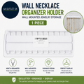 Josmimic Wall Necklace Organizer Holder Wall Mounted Jewelry Hanging Storage