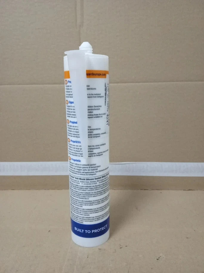 Dryzone Silicone Sealant White Anti Mould Waterproof Premium Sanitary Grade New