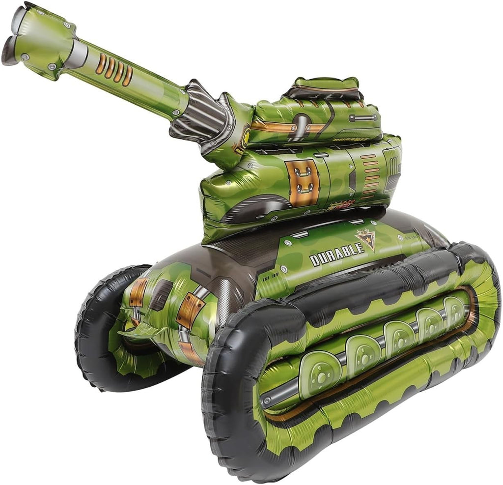 TOYANDONA Tank Truck Camo Foil Balloons Latex Birthday Party Decorations New