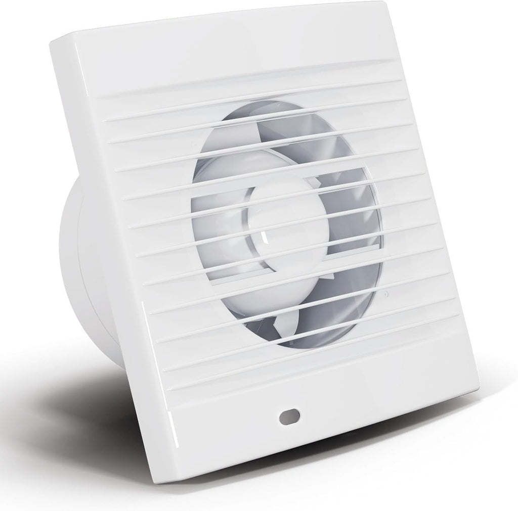 4in 100mm Bathroom Extractor Fan 12W Silent Powerful Airflow 130m³/h White New