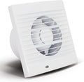 4in 100mm Bathroom Extractor Fan 12W Silent Powerful Airflow 130m³/h White New