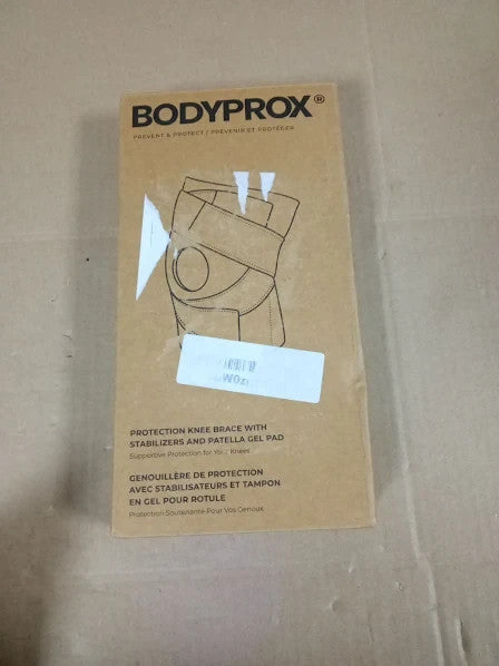 Bodyprox Knee Brace Side Stabilizers Patella Gel Pads Support XL New