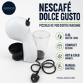 Nescafe Dolce Gusto De Longhi Piccolo XS Pod Capsule Coffee Machine 0.8L