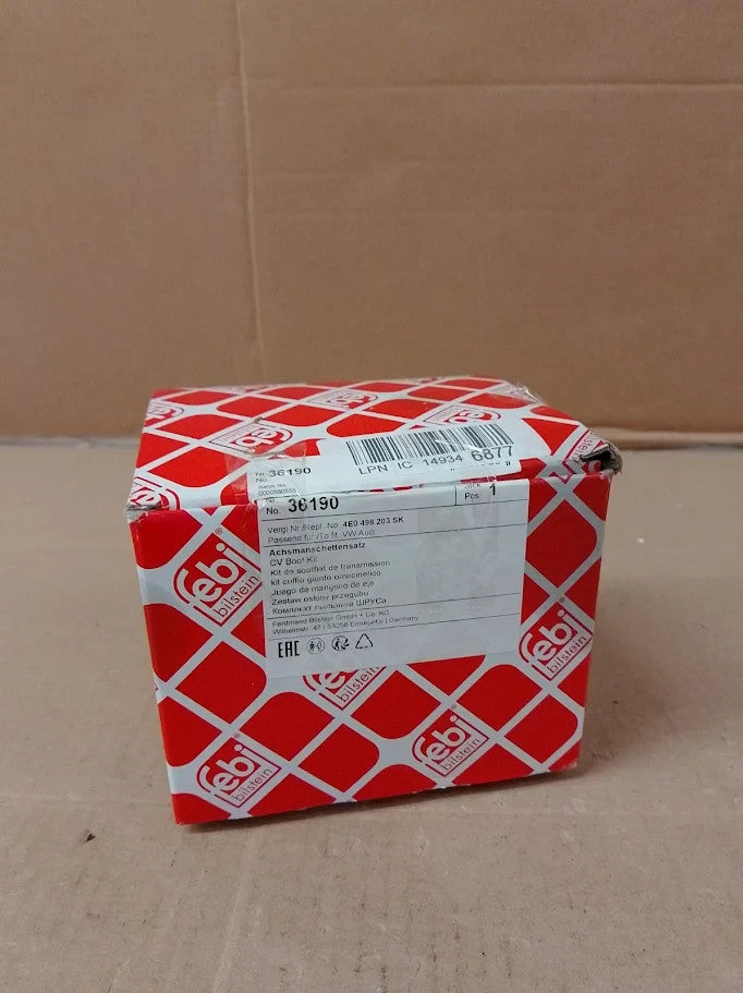 Febi Bilstein 36190 CV Boot Kit Black Pack Of One New
