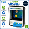 Global Gizmos 50189 Candy Grabber Claw Machine Arcade Game Kids Black New