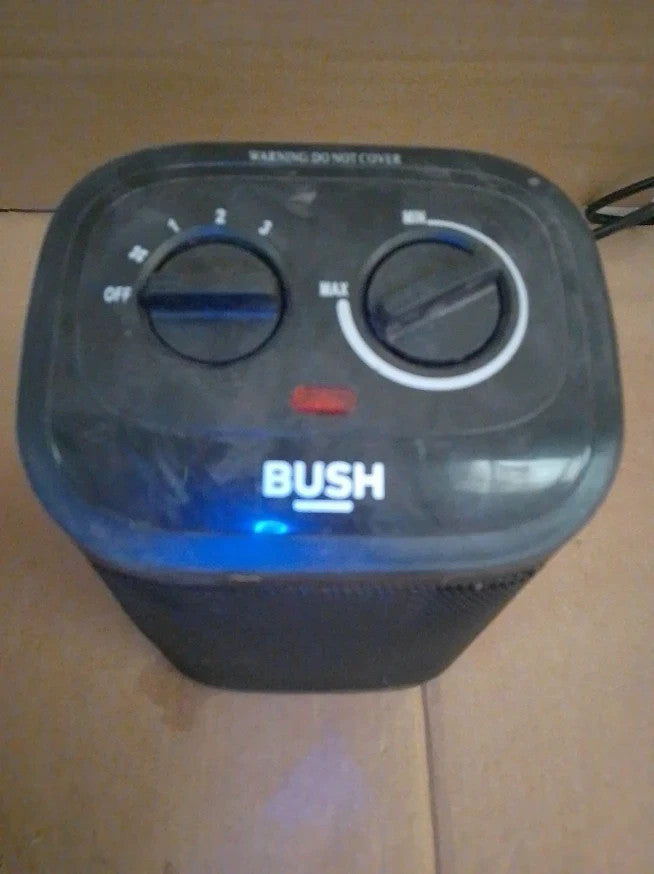 Bush 2kW Ceramic Fan Heater Portable Electric Room Quality Design Durable
