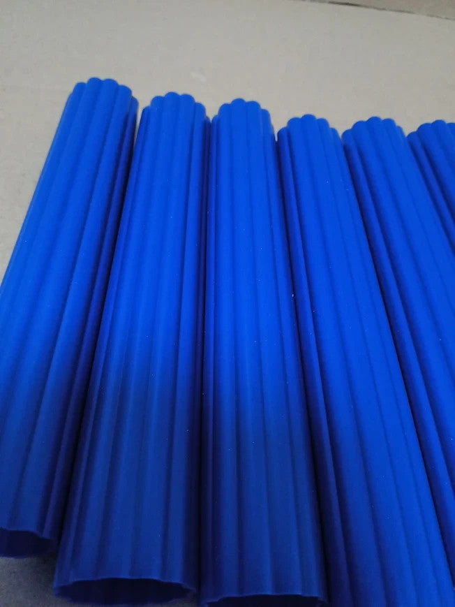 PME 6in Blue Plastic Hollow Pillars Pack Of 4.2.5x 2.5x15cm New