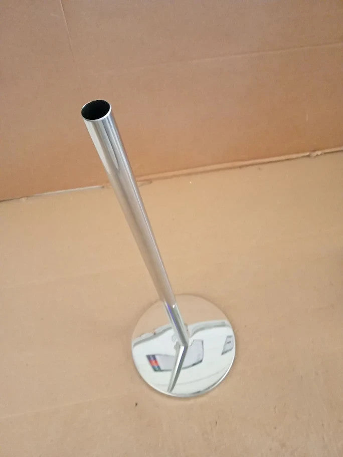 Habitat Stainless Steel Toilet Roll Holder 44x15x15cm Waste Bin 1Litre