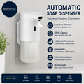 Automatic Soap Dispenser 400ML Rechargeable Non Touch Foam Soap Dispenser White