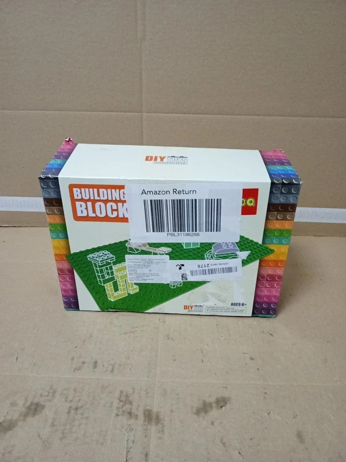 HUIZDQ Building Blocks Classic Stackable Base Plates Blue Gray Green 6+ New