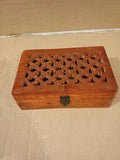 Indus Lifespace Mango Decorative Wooden Box Hinged Lid Storage 8x5x3in