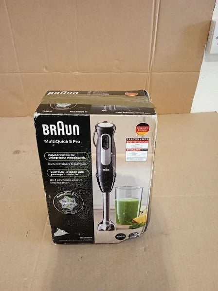 Braun Multiquick 5 MQ 55001 M Hand Blender Plus Technology 10.4x24.5x16cm New